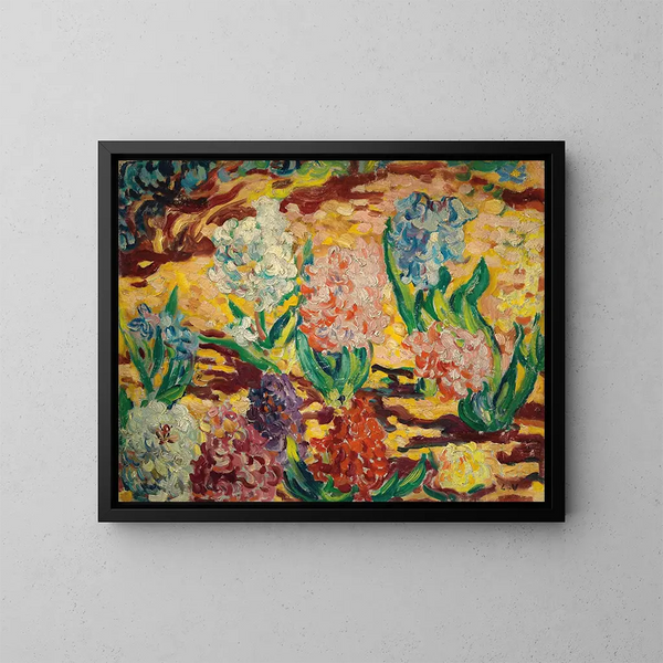 Les Jacinthes - Louis Valtat — framed artwork on a wall