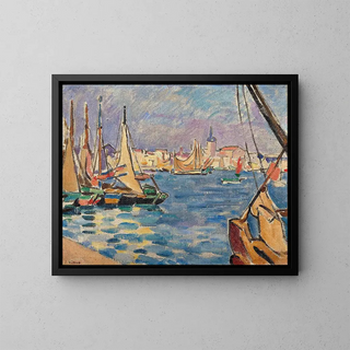 Les Sables-d'Olonne - Louis Valtat — framed artwork on a wall