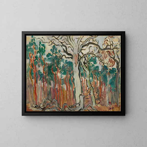 Les arbres de Sologne - Louis Valtat — framed artwork on a wall