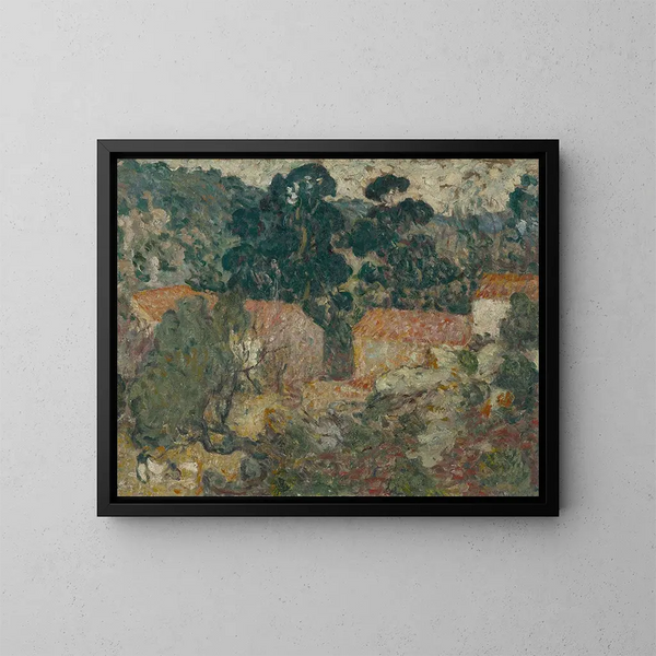 House in the South - Louis Valtat — framed artwork on a wall