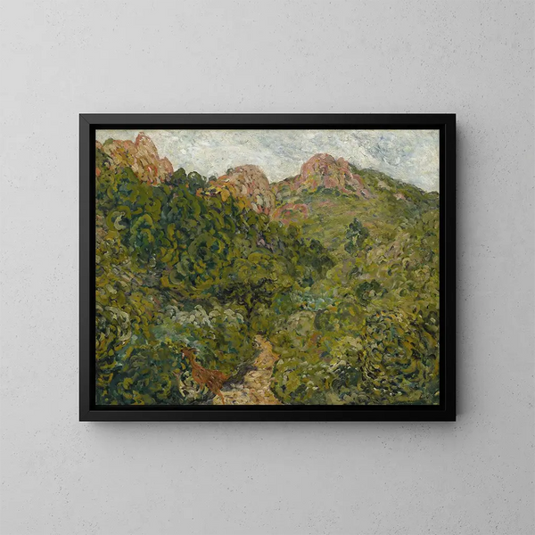 Landscape Painting of the South - Louis Valtat — framed artwork on a wall
