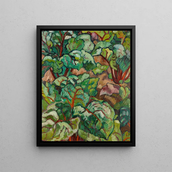 Green Plants - Louis Valtat — framed artwork on a wall