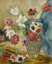 Tulips and Anemones Painting - Louis Valtat — artwork view