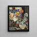 Vase de pivoines devant une fenêtre - Louis Valtat — framed artwork on a wall