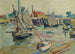 Sailing boats at the port, low tide, Ouistreham - Louis Valtat — artwork view