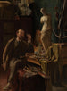 Self-portrait in the studio - Louis Van Engelen — artwork view