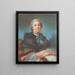 A Presumed Portrait Of Angélique Sophie De Hautefort - Louis Vigée — framed artwork on a wall