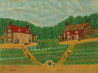 Les deux pigeonniers - Louis Vivin — artwork view