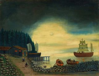 Night of the Full Moon - Louis Vivin — artwork view