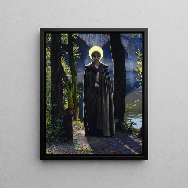 My Patroness - Louis Welden Hawkins — framed artwork on a wall