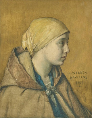 Louis Welden Hawkins - Young peasant girl.webp