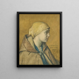 Louis Welden Hawkins - Young peasant girl.webp
