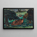 Cows lying down - Louis Wiesenberg — framed artwork on a wall