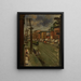 Rue Principale de Montréal - Louis Wiesenberg — framed artwork on a wall