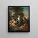 Pan and Syrinx - Louis de Boullogne the Younger — framed artwork on a wall