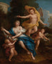 Zephyr crowning the flora - Louis de Boullogne the Younger — artwork view