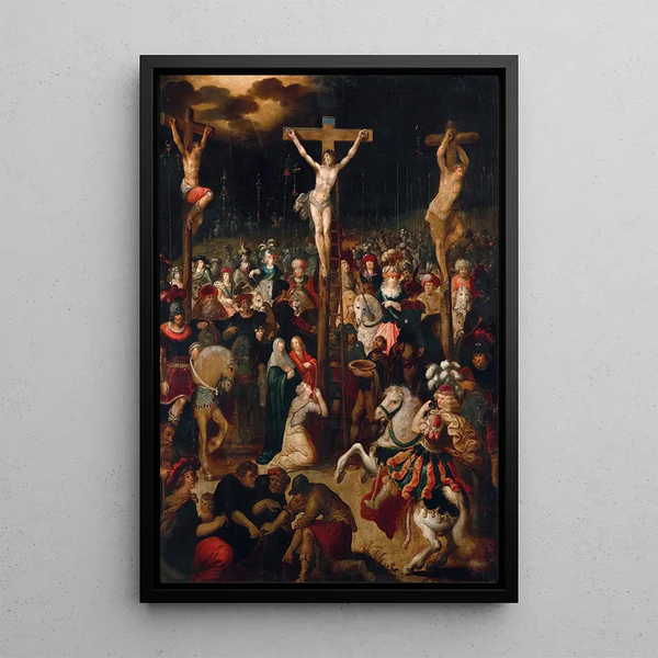 The Calvary - Louis de Caullery — framed artwork on a wall