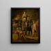 Military camp painting - Louis de Caullery — framed artwork on a wall