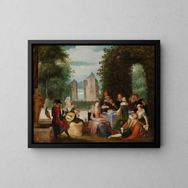 Société musicale - Louis de Caullery — framed artwork on a wall
