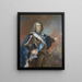 Auguste II le Fort 1670-1733 Elector of Saxony King of Poland - Louis de Silvestre — framed artwork on a wall