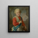 Portrait of a Prince - Louis de Silvestre — framed artwork on a wall