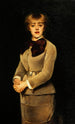 Portrait painting of Jeanne Samary 1857-1890 member of the Comédie-Française - Louise Abbema — artwork view