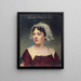 Portrait painting of Pauline Granger 1833-1913 member of the Comédie-Française - Louise Abbema — framed artwork on a wall