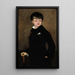 René Delmas - Louise Abbema — framed artwork on a wall