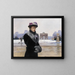 Winter Walk in Paris - Louise Abbema — framed artwork on a wall