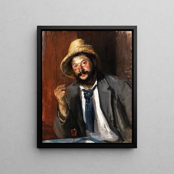 Ernst Josephson - Louise Catherine Breslau — framed artwork on a wall