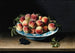 a Still life with peaches in a Chinese Ming porcelain on a pedestal - Louise Moillon — artwork view