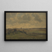 Landscape near Gyrstinge - Louise Ravn-Hansen — framed artwork on a wall