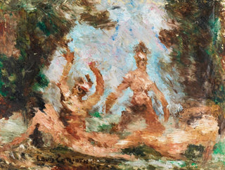 Outdoor Bathing - Lovis Corinth — artwork view