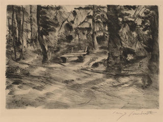 Bank in the Woods II - Lovis Corinth — artwork view