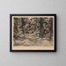 Bank in the Woods II - Lovis Corinth — framed artwork on a wall