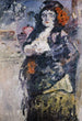 Carmencita Portrait of Charlotte Berend-Corinth in Spanish costume - Lovis Corinth — artwork view