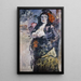 Carmencita Portrait of Charlotte Berend-Corinth in Spanish costume - Lovis Corinth — framed artwork on a wall
