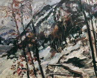 Le duché au Walchensee dans la neige - Lovis Corinth — artwork view