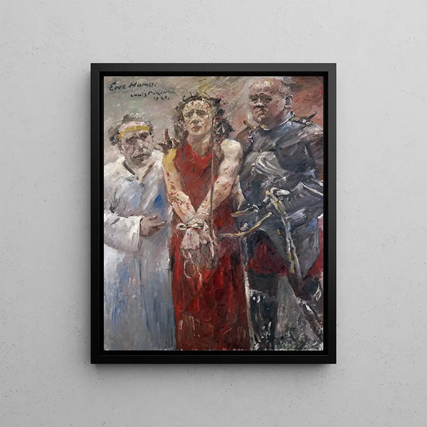 Here is the man - Lovis Corinth — framed artwork on a wall