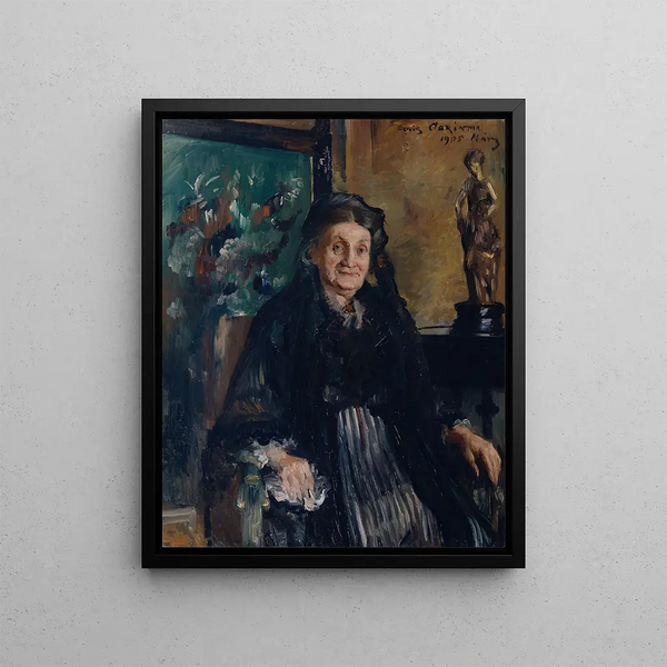 Mme Marie Moll - Lovis Corinth — framed artwork on a wall