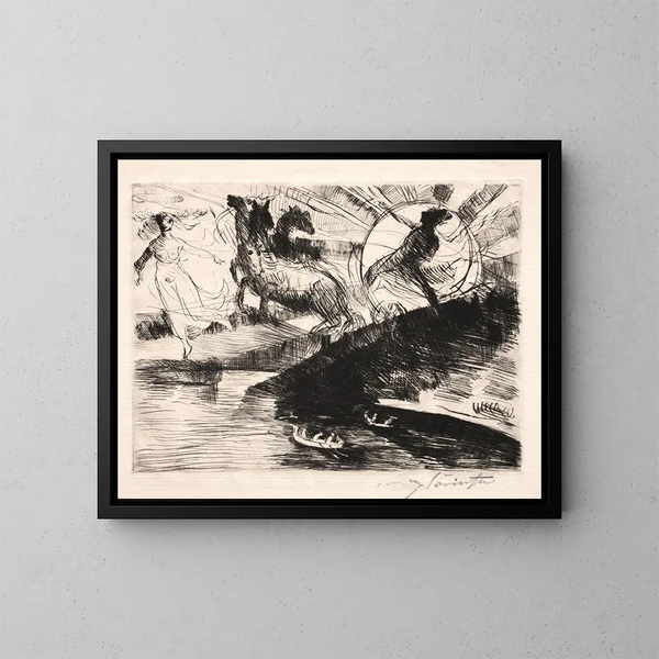 Hélios - Lovis Corinth — framed artwork on a wall