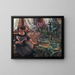 Lady with a Goldfish Bowl - Lovis Corinth — framed artwork on a wall
