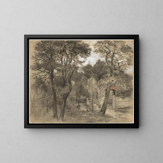 Landscape Painting - Lovis Corinth — framed artwork on a wall