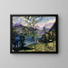 Landscape at Walchensee - Lovis Corinth — framed artwork on a wall