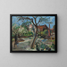 Landscape at the Beginning of Spring - Lovis Corinth — framed artwork on a wall