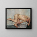 Acte féminin couché - Lovis Corinth — framed artwork on a wall