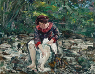 Girl in the Stream - Lovis Corinth — artwork view