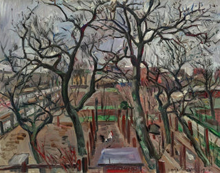 Winter Orchard Painting - Lovis Corinth — artwork view