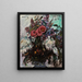 Roses and Lilacs - Lovis Corinth — framed artwork on a wall