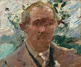 Self-portrait at Walchensee - Lovis Corinth — artwork view